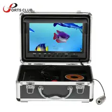 " Большой ЖК-цветной монитор 30 м рыболокатор водонепроницаемый 1000TVL HD подводная камера ночного видения рыболокатор США/ЕС штекер