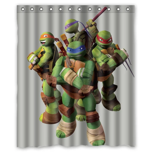Custom Tmnt Age Mutant Ninja Turtles Design Your Own Waterproof Custom Tmnt Age Mutant Ninja Turtles Design Your Own Waterproof Shower Curtain Bathroom Curtains 48x72