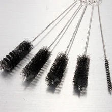 5pc a set Nylon Brush Shank Briar Smoking Tobacco Pipe Cleaner Cleaning Stainless Steel Water Pipe Smoke Tube Cleaning Tool