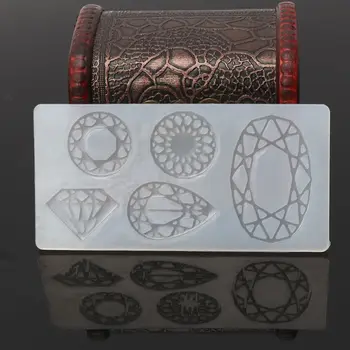 

1 Pc Creativity DIY Crafts Diamond Frame UV Mold Resin Casting Pendant Earrings DIY Jewelry Tools Decoration Gifts
