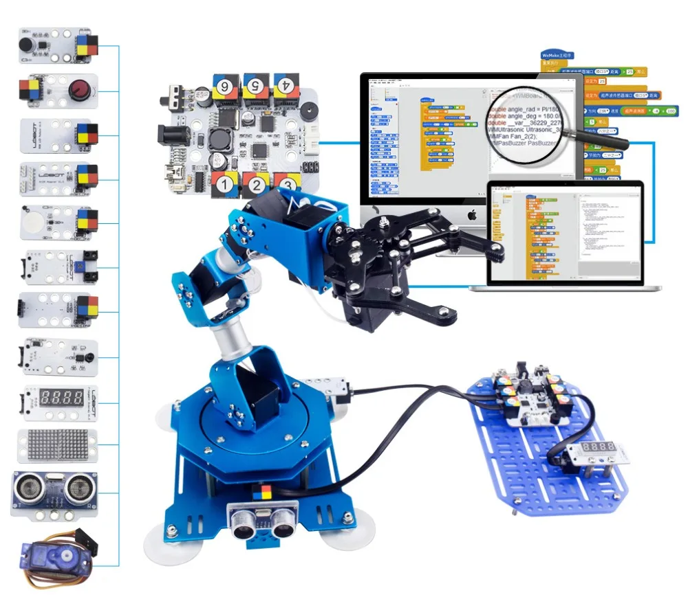 Промышленные 6 DOF для робота, на базе Arduino Servo Arm XArm с параметотзывы для дистанционное управление RC запчасти робот