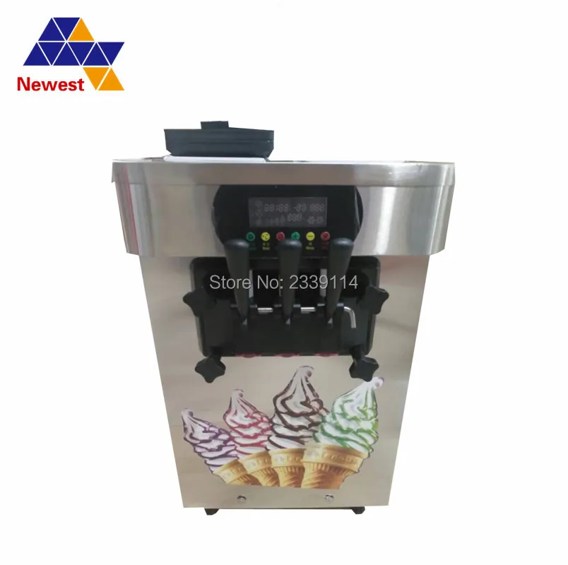 

110V 60HZ R404a R410a environment refrigerant Soft Ice cream maker for free shipping door to door