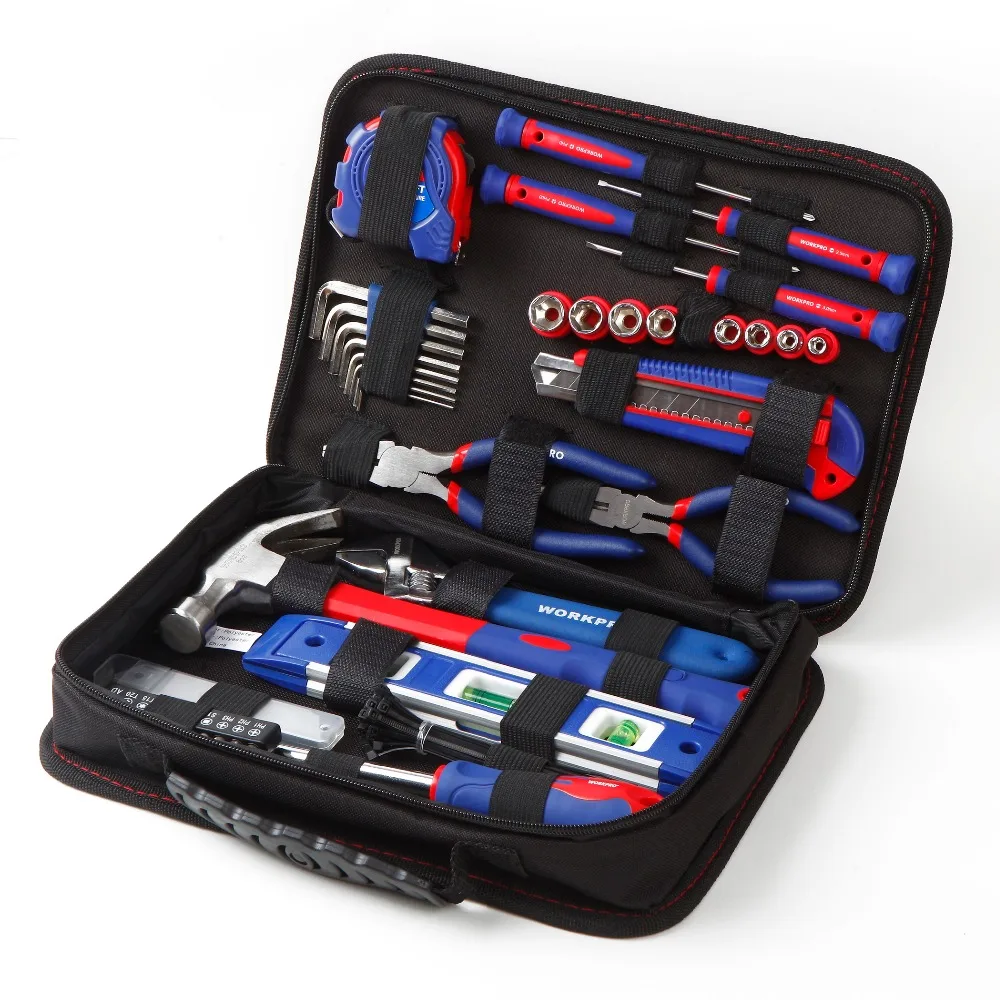 WORKPRO 100PC Mechanic Tool Kit Auto Home Kitchen Repair Socket Screwdriver Sets WORKPRO 100PC Mechanic Tool Kit Auto Home Kitchen Repair Socket Screwdriver Sets