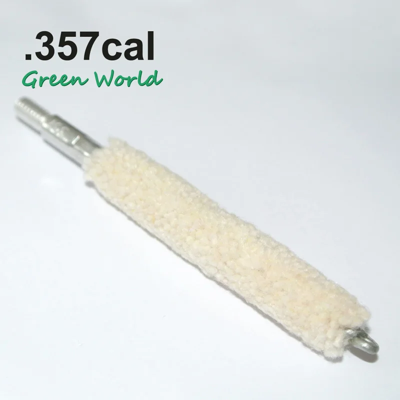 Green World 5pcs/set .357/.38/.380cal ,9MM Mop Brush ,Cotton Swab,Gun