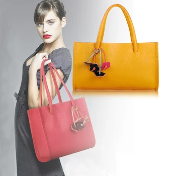 

2018 New Fashion Women Totes Shoulder Bag Lady Handbag Satchel Shopping Bag Zipper Solid Soft PU Leather Flowers Totes AY820728