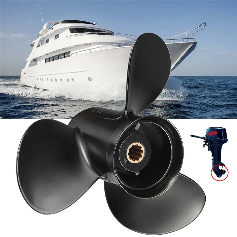 9.8 x 9 Propeller for Mercury Mariner Outboard 25 hp 30 hp 4 stroke 10 splines