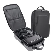 Горячий твердый Дорожный Чехол для Oculus Quest VR игровая гарнитура виртуальной реальности и контроллеры аксессуары сумка для переноски(черный/серый