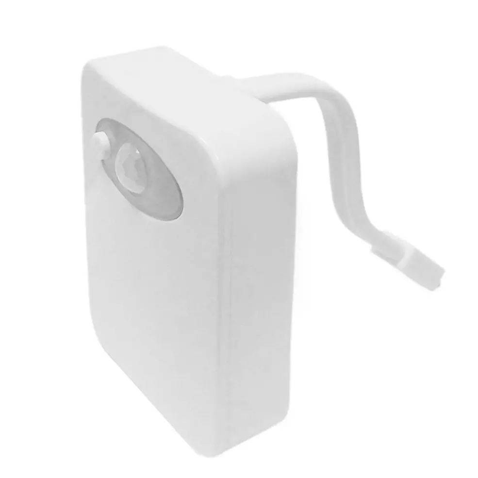 

Smart LED Human Motion Sensor Night Light With 8 Color Toilet Seat Lamp