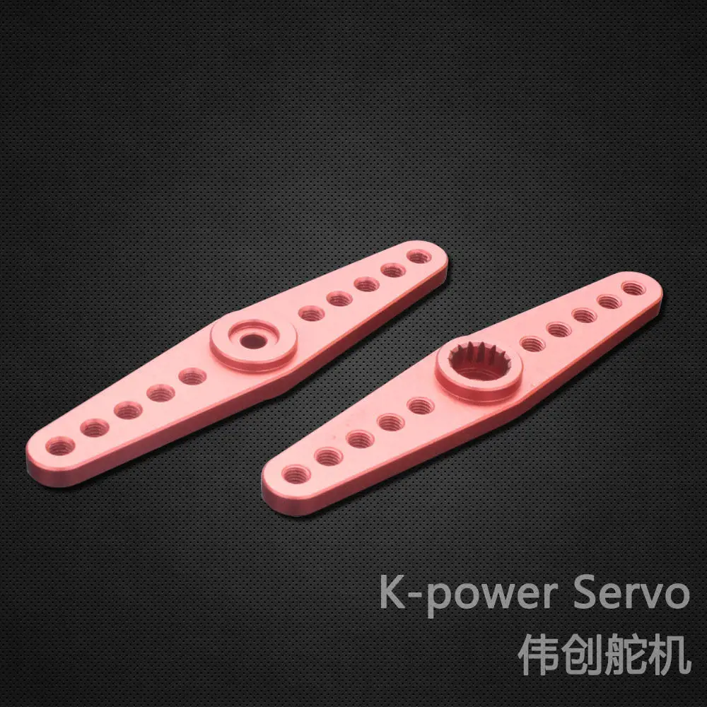 

1pc RC Robot Horn Aluminum 15T Spline Red Steering Servo Arm Horn For 1:5 HPI Baja RC Model Compatible K-power DM4000 M4000