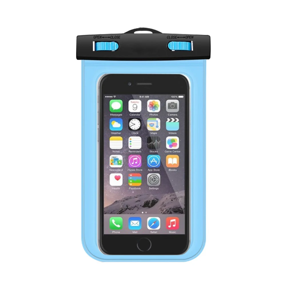 Mobile Phone Pouch Waterproof Bag Underwater Dry Case Cover For Canoe