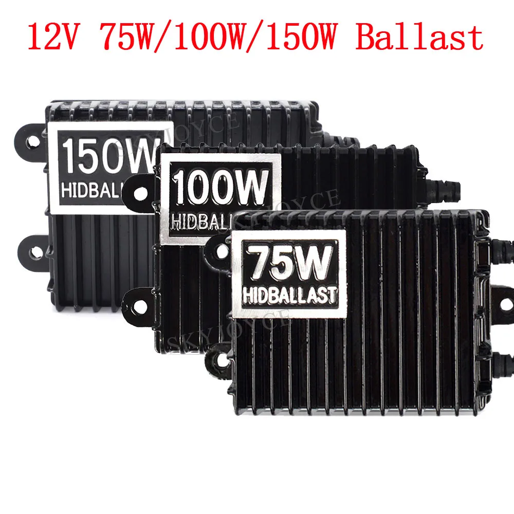 Автомобильная фара Xenon 150W HID набор ламп Ceramic H1 H3 H7 H11 HB3 HB4 D2H лампа AC 12V 75W 100W балласт