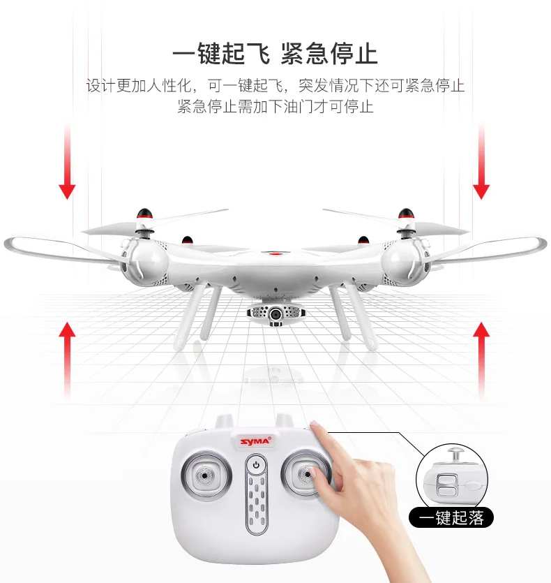 SYMA X25PRO Профессиональный высокой четкости БПЛА gps длинная выносливость четыре оси воздушный транспорт фото пульт дистанционного управления самолет мальчик игрушки