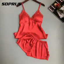 Летняя сексуальная одежда для сна, комплект из двух предметов, Женская домашняя одежда с глубоким v-образным вырезом, без рукавов, сексуальная ночная рубашка, женское нижнее белье