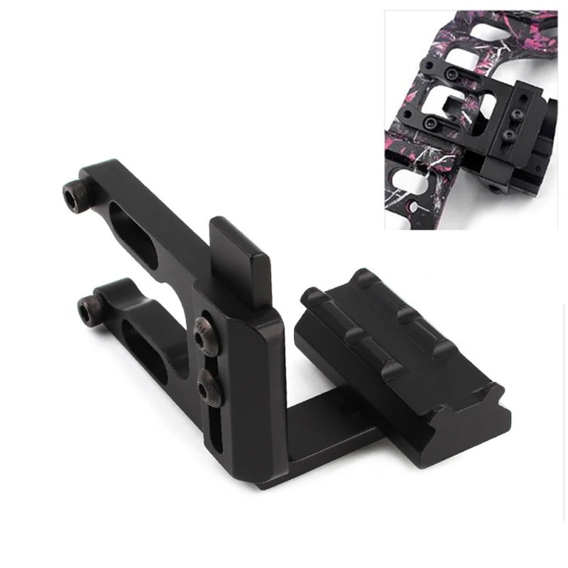 

Hot Bow Red Green Dot Scope & Sight Mount Bracket 20mm Rail for Compound Recurve Bow