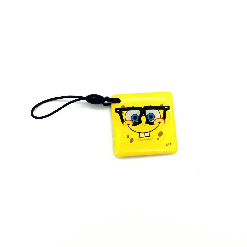 

13.56Mhz UID Changeable MF 1K S50 NFC Keychain Keyfob Key UID Token Tag RFID Cartoon Keyfob IC Copy 1Pcs
