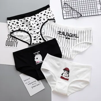 

Sexy Panties Underwear Women Print Gril Briefs Soft Women Underwear Women's Underpants