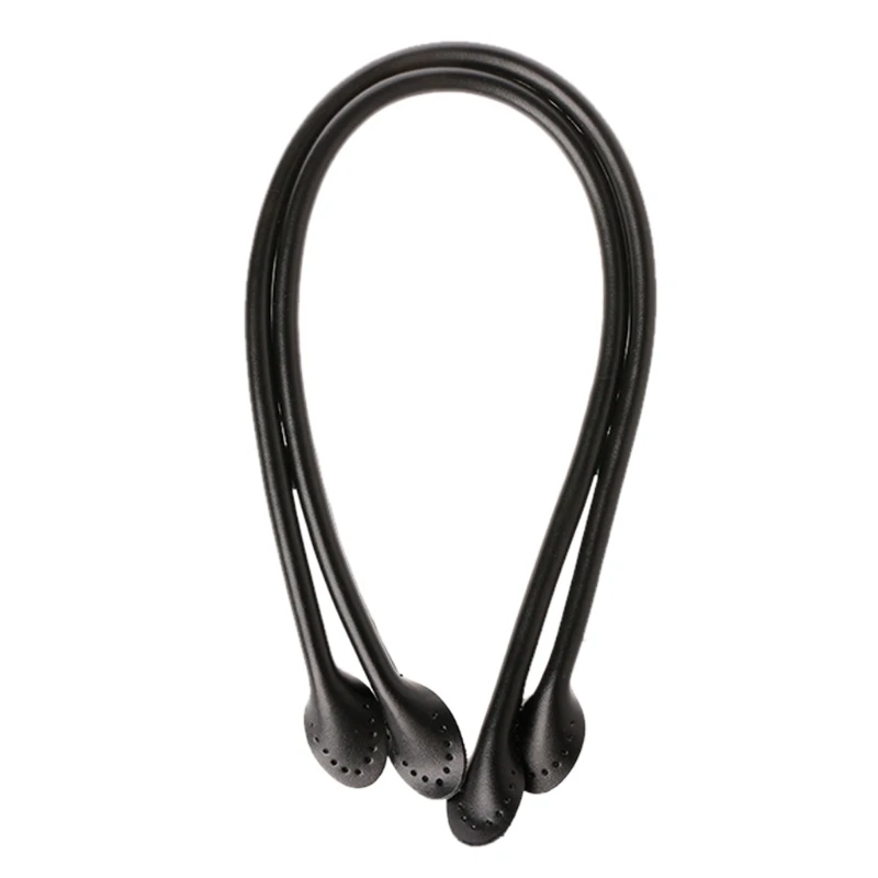 50cm Long Pens Bag Strap Genuine Split Leather Handles for Bag Rope Handle to the Bags DIY Handbag Accessories Round Ears KZ0003