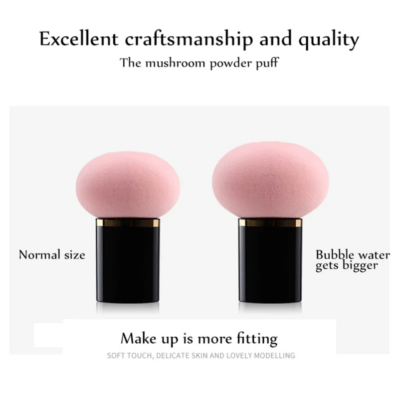 Гриб косметический для лица спонж для основы Кисть для макияжа пудра слойка 3 в 1