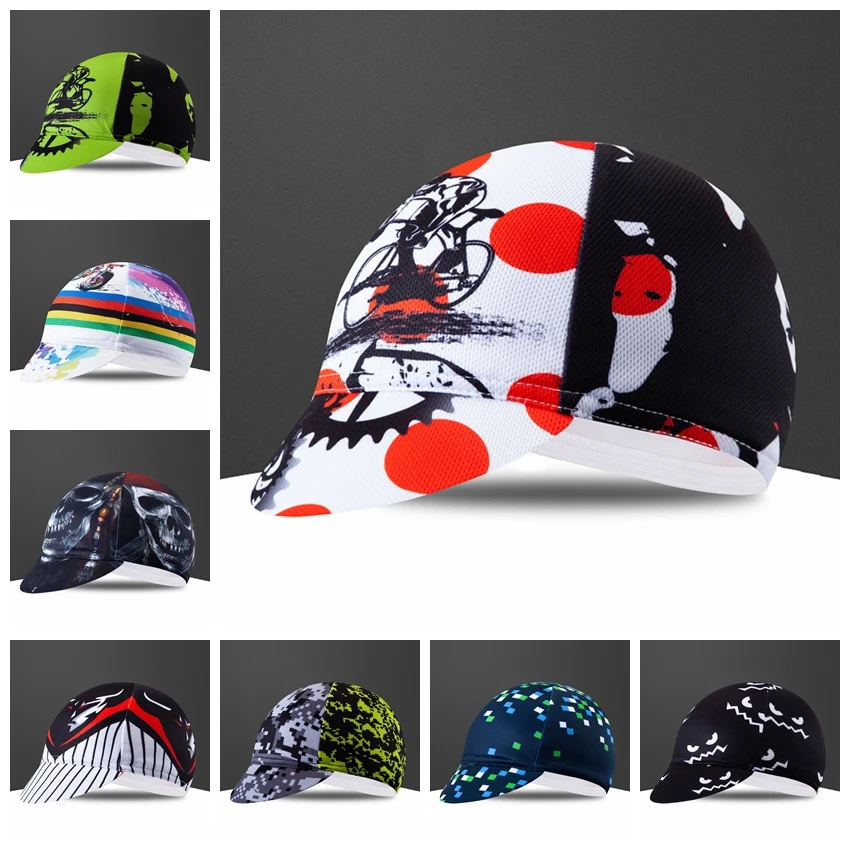 

2019 Coolmax Cycling Cap Bike Pro Team Headbands Breathable Summer Cycling Sweat Dry Mtb Road Bike Hat Wear Men Women Bike Caps