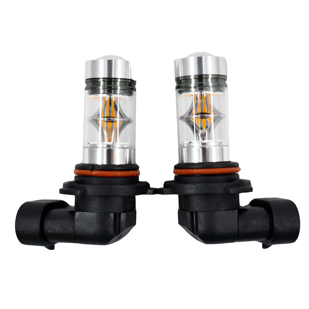 

2 PCS 100W 9006 HB4 High Power 3000K Amber Orange ForCREE LED Fog Lights Bulbs
