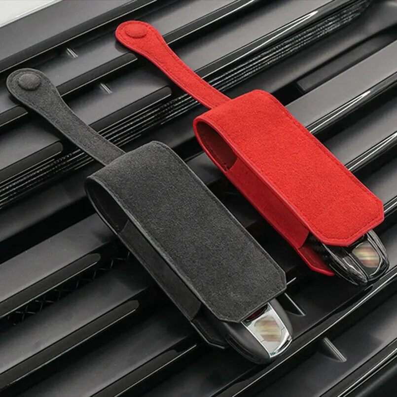 

Frosted Leather Car Auto High-grade Key Cover Case Shell Key Holder For Porsche