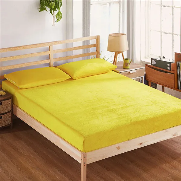 1 Pcs Fitted Sheet Mattress Cover Bed Sheet Sheets Elastic Band