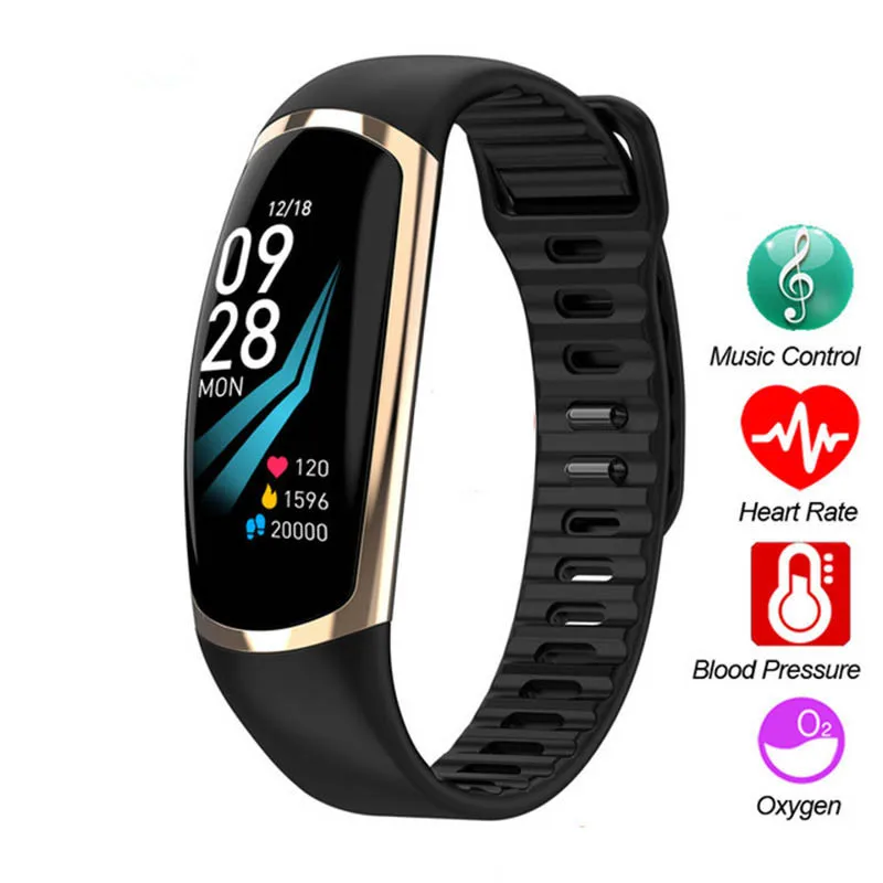 

Smart Bracelet R16 Android IOS Heart Rate Band Sleep Monitor Blood Pressure Fitness Tracker Waterproof Color Screen Sport Band