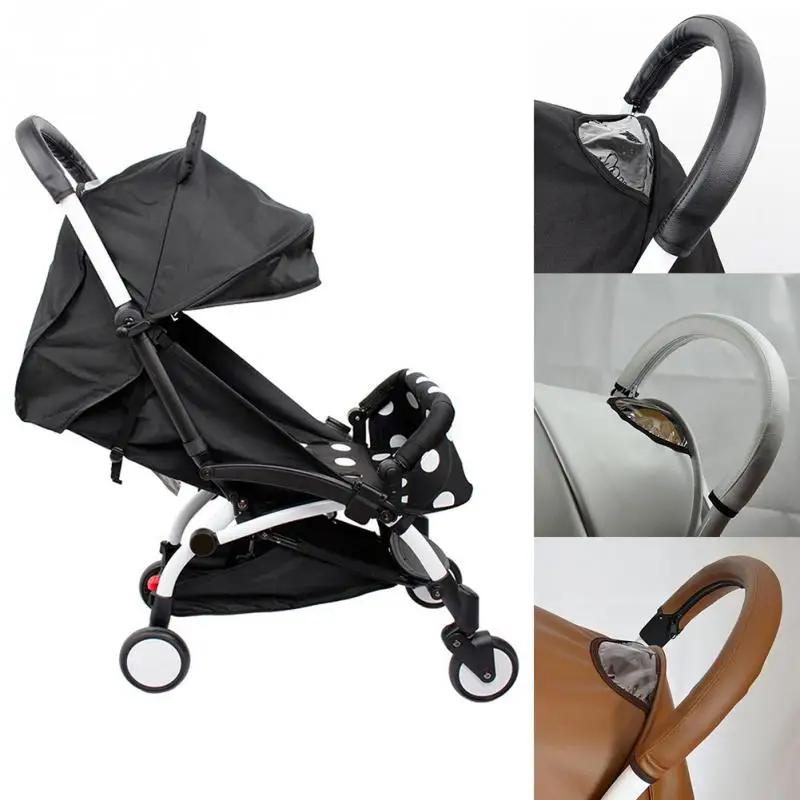 PU Leather Accessories Handle With Wheelchairs baby stroller Baby Stroller Baby Carriage Bra Protective Pu Box For yoya babyzen