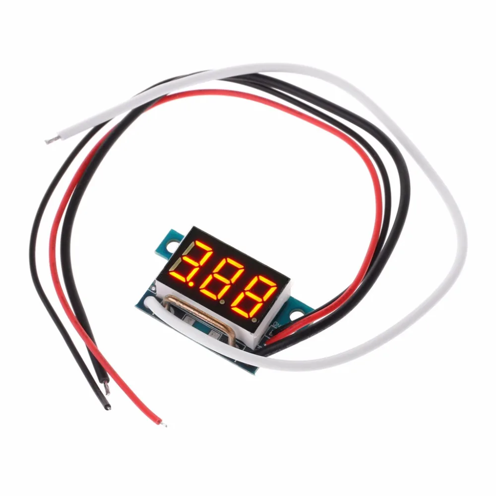 

DC 4V-30V 0-10A Digital LED Ammeter Current Panel Meter 0.36in Module Reverse Protection Tester Tools