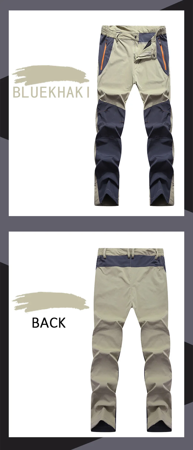 Calças de Pesca Esportivas ao ar Facecozy Homens Verão Respirável Caminhadas Secagem Rápida Calças Livre Elástico Fino Anti-uv Pantlon Masculino 11 pesca secagem rápida calças esportivas ao ar
