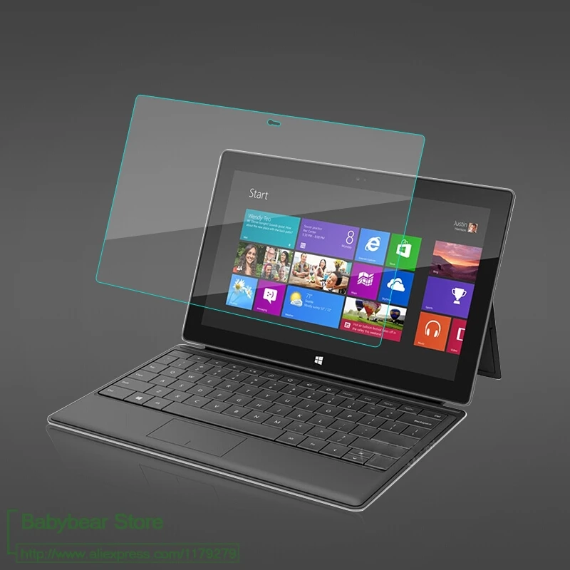 Для Microsoft Surface RT 1 2 Pro 10 6 дюймов планшет HD закаленное стекло Защита экрана анти
