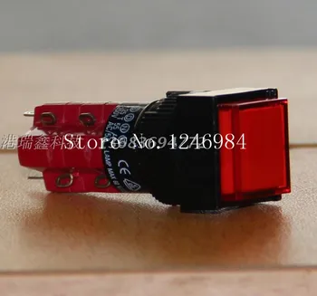 

[SA]D16LAS1-2AB Taiwan Progressive Alliance dual red square button switch with lock normally open normally closed DECA--10pcs/lo