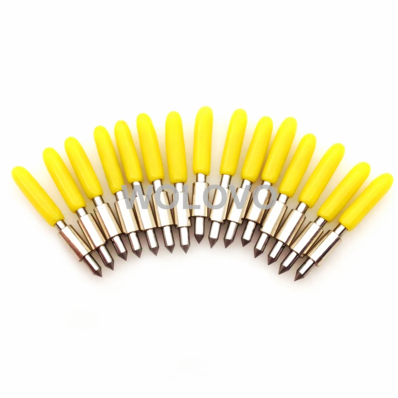 15pcs 30 degree Graphtec CB15U CB15 Blades Vinyl Plotter Cutter + Blade Holder