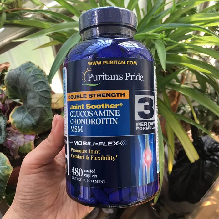Origem Americana Dupla Força Glucosamina Chondrotitn Msm Promove Conforto Comum & Flexibilidade 480 Peças 6 Origem americana dupla força glucosamina chondrotitn msm