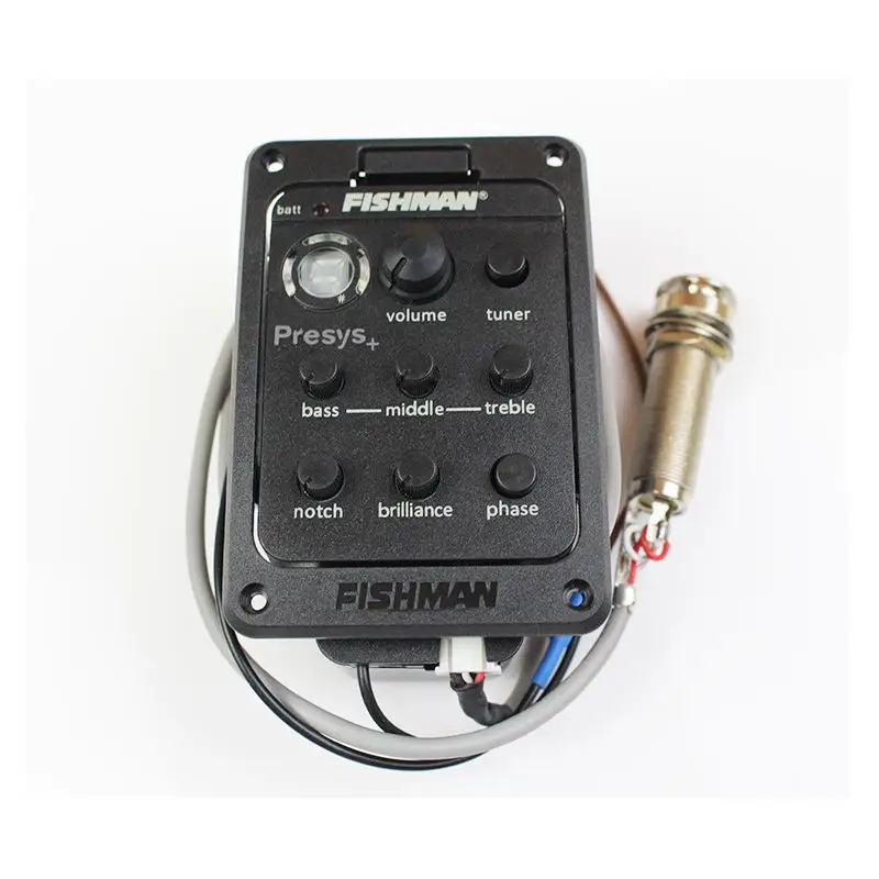 Top Quality 4 Band EQ Guitar Equalizer Acoustic Guitar Preamp Piezo