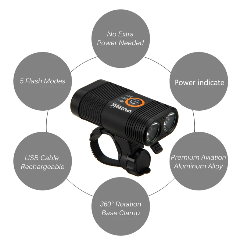 Bike Light Set Powerful Lumens Bicycle Headlight LED Front Easy To Install for Kids Men Women Road Cycling Safety Bicycle light Bike Light Set Powerful Lumens Bicycle Headlight LED Front Easy To Install for Kids Men Women Road Cycling Safety Bicycle light