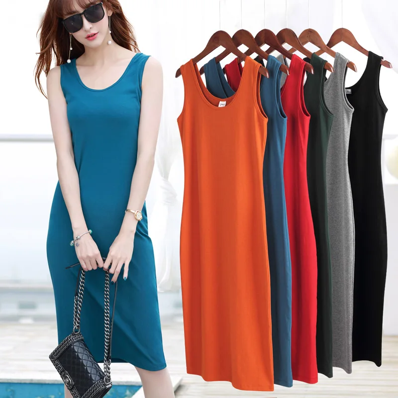 

3XL Women Dress Summer Wrap Dress Sleeveless Vestidos Largos De Verano Casual Plus Size Bodycon Dress Vestido Sexy 2XL 3XL 4XL