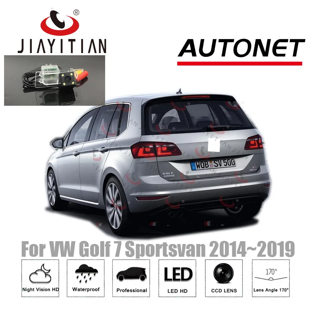 JIAYITIAN камера заднего вида для Volkswagen VW Golf 7 Sportsvan 2015 ~ 2018 CCD ночного видения резервная