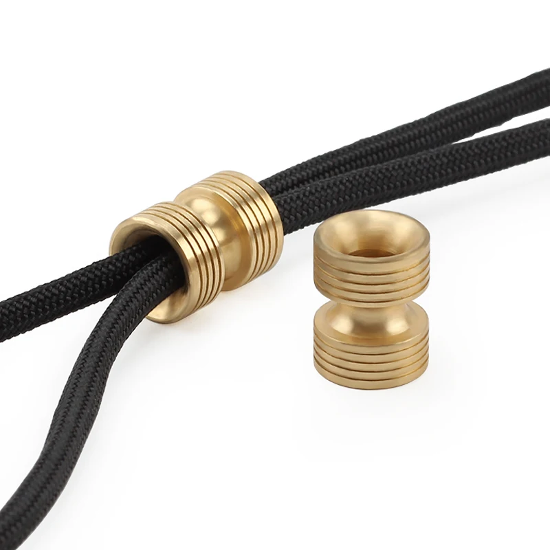 

Brass Knife Beads Umbrella Rope Cord Outdoor Knife Gadgets Pendant EDC