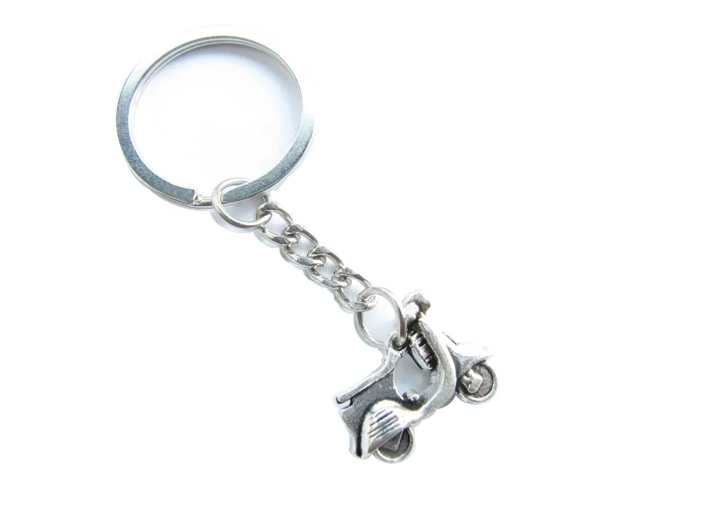2pcs/ lot Wholesale Mix order Scooter Keychain Small Motor Scooter