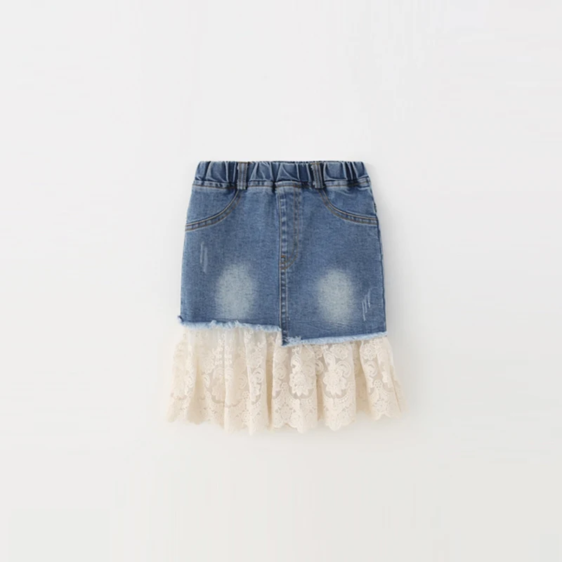 

Girl Skirt short skirt of red bayberry children's clothing 2017 summer lace lace skirt