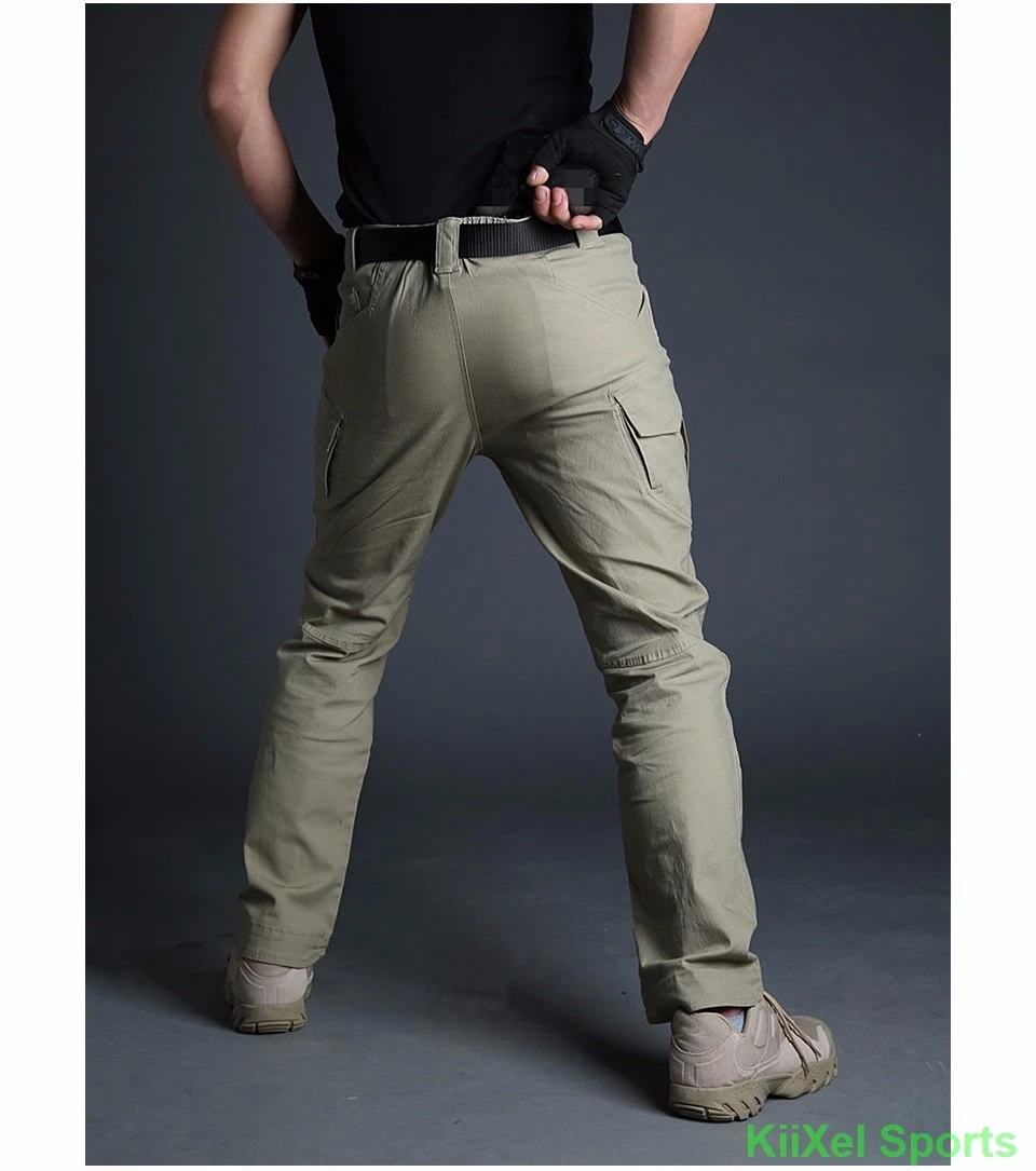 2019 IX9 II Men Militar Tactical Pants Combat Trousers SWAT Army Military Pants Mens Cargo Outdoors Pants Casual Cotton Trousers black cargo trousers