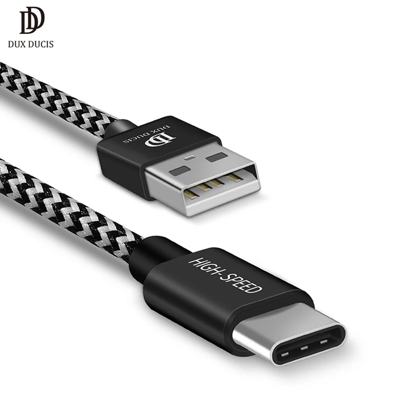 

DUX DUCIS USB Type C Cable For Samsung Galaxy S9 S8 2A Fast Charging USBC Cable For Xiaomi Mi 6 Mi8 Data Charger Type-C Wire