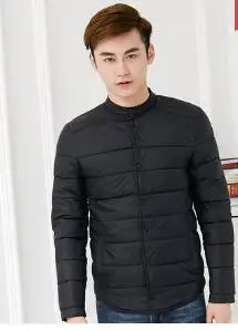 Men's warm cotton top short bottom coat jacket O28 Men's warm cotton top short bottom coat jacket O28