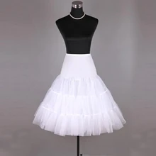 Свадебные аксессуары для невесты Jupon Свадебная кринолиновая белая короткая юбка-комбинация из пряжи с кристаллами