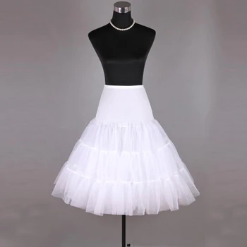 

Bride Wedding Accessories Jupon Crinoline Wedding Supplies White Short Skirt Slip Crystal Yarn Chemise