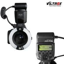 Viltrox jy-670n камеры макро ttl кольцевая вспышка speedlite для nikon d3200 d3300 d5200 d5500 d7200 d800 d700 d90 dslr