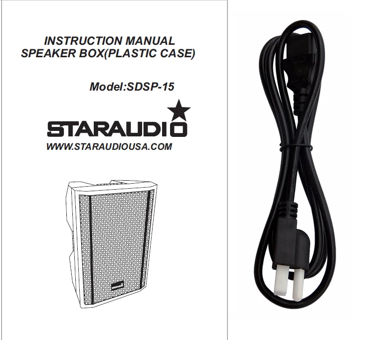 4500w 15inch pa dj dsp powered speaker
