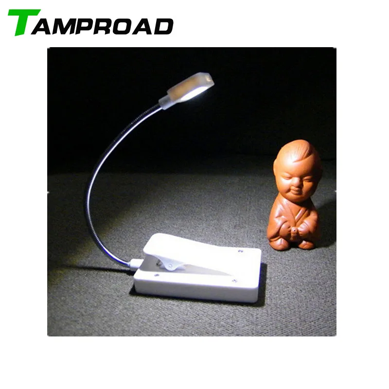 

TAMPROAD Solar Mini Flexible Clip On Reading Light Solar USB Charging Lamp Solar Powered Emergency Light Table Lamp For Reader