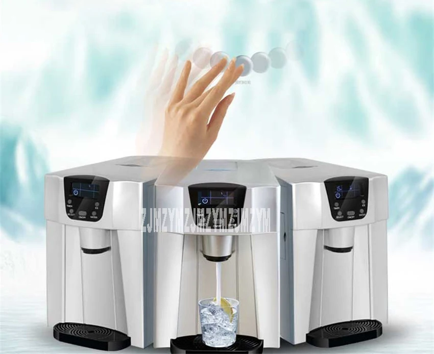 HZB-20E 220 В в/50 Гц льдогенератор коммерческих чай с молоком магазин дома небольшой автомат для льда большая емкость 15 кг/24 ч